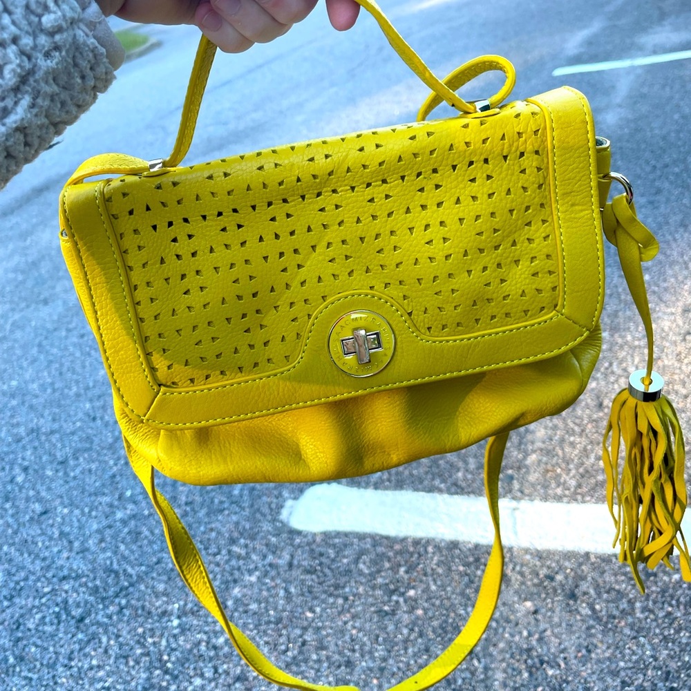 Issac Mizrahi Yellow Clutch Purse